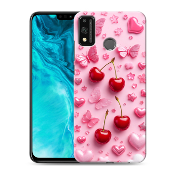Силиконовый чехол на Huawei Honor 9X Lite с принтом для девочек