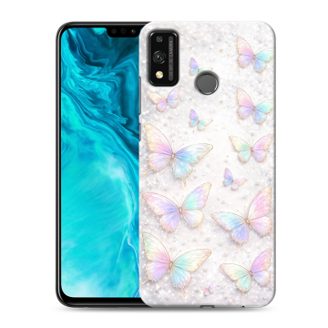 Силиконовый чехол на Huawei Honor 9X Lite с принтом женский