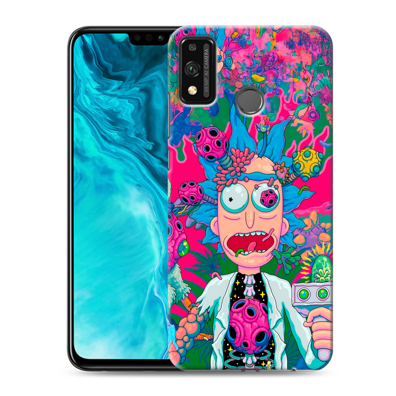 Силиконовый чехол на Huawei Honor 9X Lite с принтом Рик и Морти Rick Morty Силиконовый чехол на Huawei Honor 9X Lite с принтом Рик и Морти Rick Morty