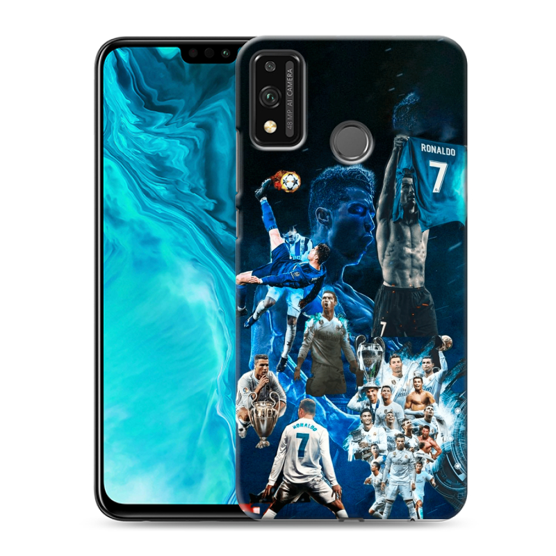 Силиконовый чехол на Huawei Honor 9X Lite с принтом Реал Роналдо Силиконовый чехол на Huawei Honor 9X Lite с принтом Реал Роналдо