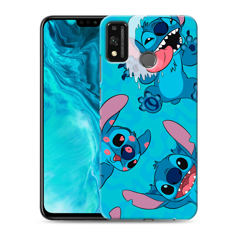 Силиконовый чехол на Huawei Honor 9X Lite с принтом Лило и Стич Силиконовый чехол на Huawei Honor 9X Lite с принтом Лило и Стич