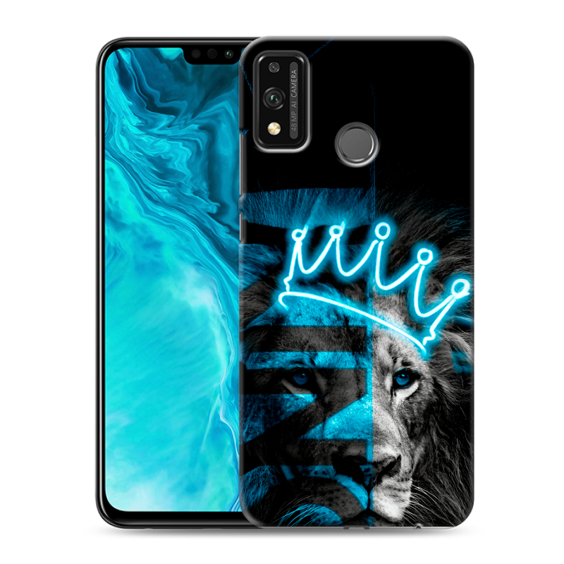 Силиконовый чехол на Huawei Honor 9X Lite с принтом Король лев Силиконовый чехол на Huawei Honor 9X Lite с принтом Король лев