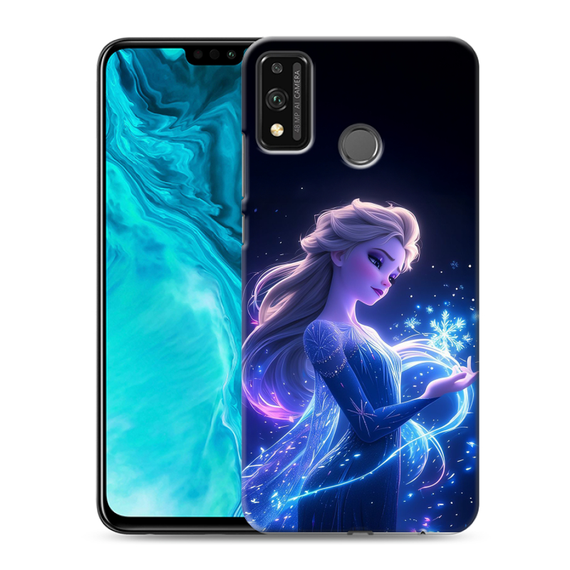 Силиконовый чехол на Huawei Honor 9X Lite с принтом Холодное сердце Frozen Силиконовый чехол на Huawei Honor 9X Lite с принтом Холодное сердце Frozen