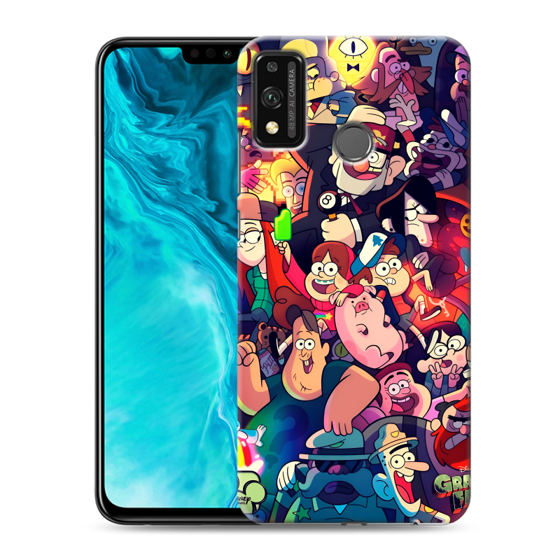 Силиконовый чехол на Huawei Honor 9X Lite с принтом Gravity Falls Гравити Фолз Силиконовый чехол на Huawei Honor 9X Lite с принтом Gravity Falls Гравити Фолз