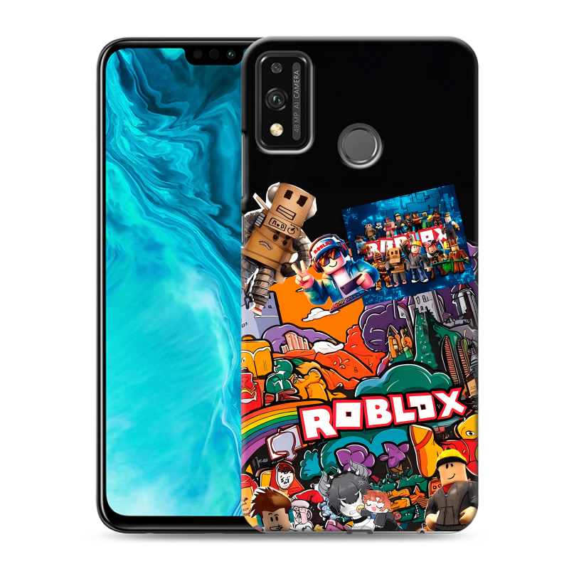 Силиконовый чехол на Huawei Honor 9X Lite с принтом Roblox Роблокс Силиконовый чехол на Huawei Honor 9X Lite с принтом Roblox Роблокс