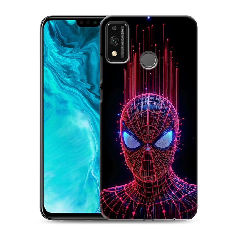 Силиконовый чехол на Huawei Honor 9X Lite с принтом Spiderman Человек паук Силиконовый чехол на Huawei Honor 9X Lite с принтом Spiderman Человек паук