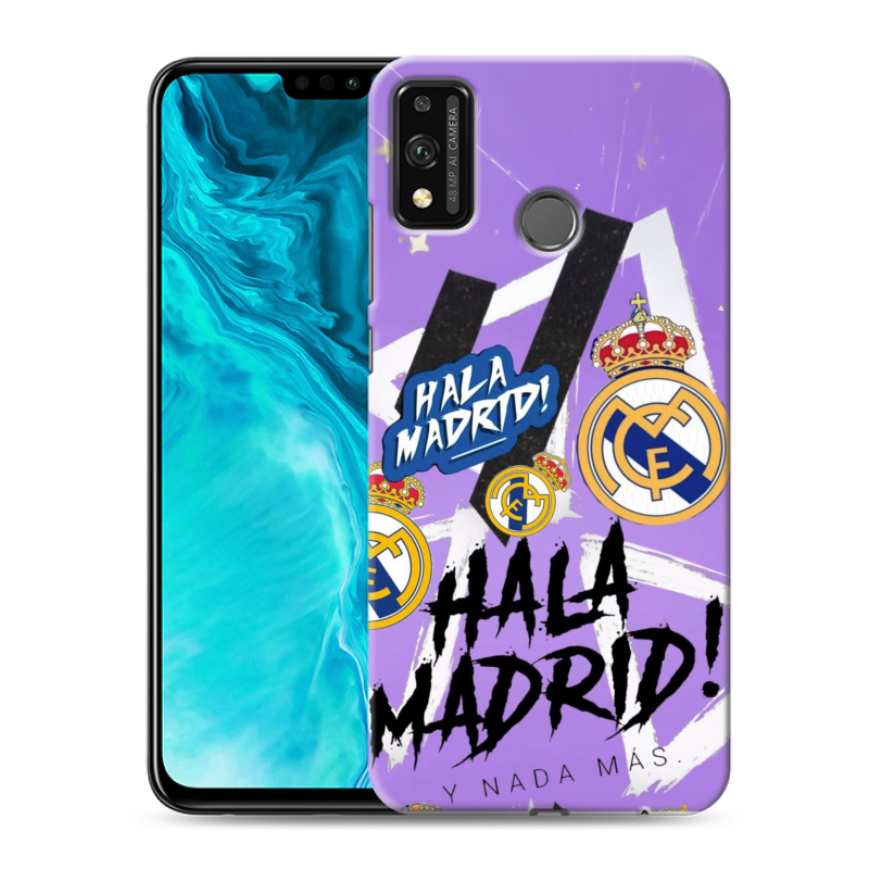 Силиконовый чехол на Huawei Honor 9X Lite с принтом Real Madrid Реал Мадрид Силиконовый чехол на Huawei Honor 9X Lite с принтом Real Madrid Реал Мадрид