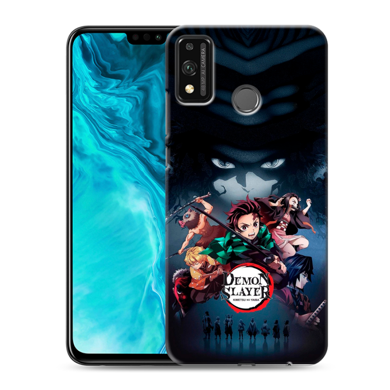 Силиконовый чехол на Huawei Honor 9X Lite с принтом Demon Slayer Клинок рассекающий демонов Силиконовый чехол на Huawei Honor 9X Lite с принтом Demon Slayer Клинок рассекающий демонов