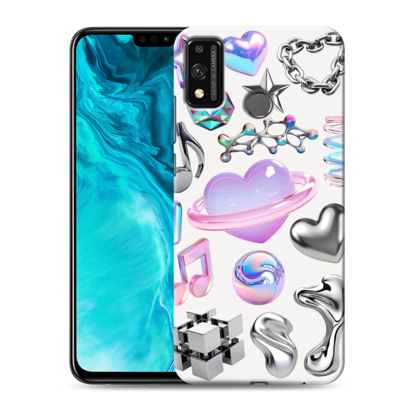 Силиконовый чехол на Huawei Honor 9X Lite с принтом Y2K Силиконовый чехол на Huawei Honor 9X Lite с принтом Y2K
