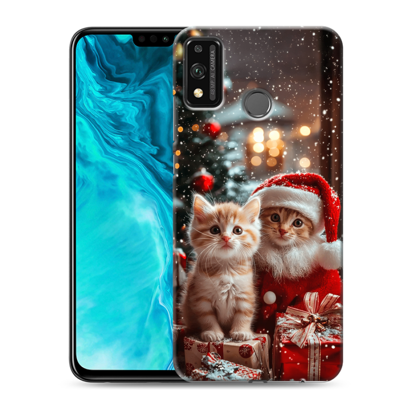 Силиконовый чехол на Huawei Honor 9X Lite с принтом Новый год Силиконовый чехол на Huawei Honor 9X Lite с принтом Новый год