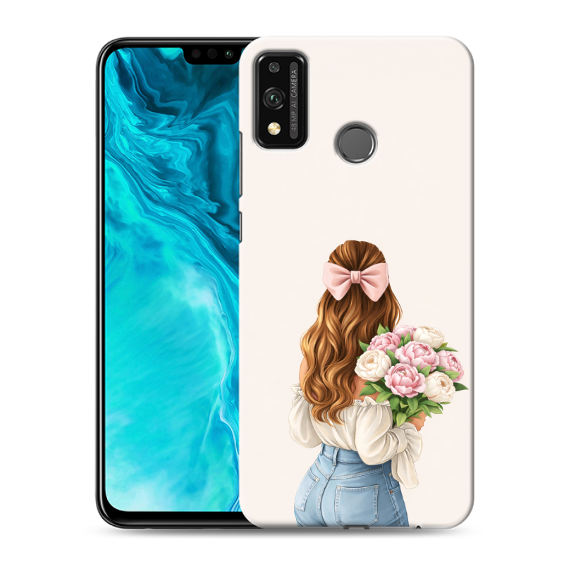 Силиконовый чехол на Huawei Honor 9X Lite с принтом женский Силиконовый чехол на Huawei Honor 9X Lite с принтом женский