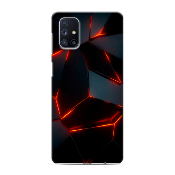 Силиконовый чехол на Samsung Galaxy M51 с принтом Яркие абстракции