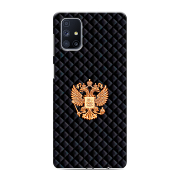 Силиконовый чехол на Samsung Galaxy M51 с принтом Герб России принт Силиконовый чехол на Samsung Galaxy M51 с принтом Герб России принт