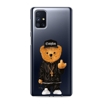 Силиконовый чехол на Samsung Galaxy M51 с принтом Мишка Силиконовый чехол на Samsung Galaxy M51 с принтом Мишка