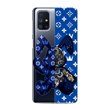 Силиконовый чехол на Samsung Galaxy M51 с принтом Луи робот Силиконовый чехол на Samsung Galaxy M51 с принтом Луи робот