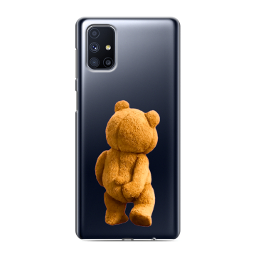 Силиконовый чехол на Samsung Galaxy M51 с принтом Медведь Силиконовый чехол на Samsung Galaxy M51 с принтом Медведь