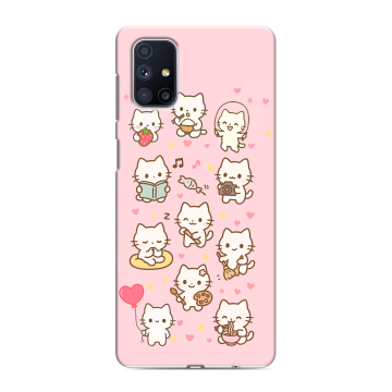 Силиконовый чехол на Samsung Galaxy M51 с принтом Hello Kitty Хелоу Кити Силиконовый чехол на Samsung Galaxy M51 с принтом Hello Kitty Хелоу Кити