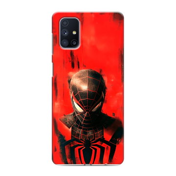 Силиконовый чехол на Samsung Galaxy M51 с принтом человек паук spiderman Силиконовый чехол на Samsung Galaxy M51 с принтом человек паук spiderman