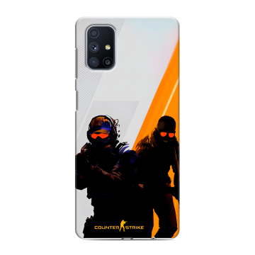 Силиконовый чехол на Samsung Galaxy M51 с принтом Контер страйк Counter strike Силиконовый чехол на Samsung Galaxy M51 с принтом Контер страйк Counter strike