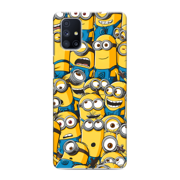 Силиконовый чехол на Samsung Galaxy M51 с принтом Миньоны Силиконовый чехол на Samsung Galaxy M51 с принтом Миньоны