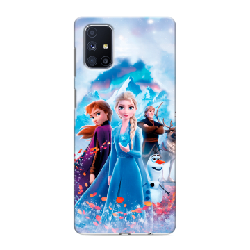 Силиконовый чехол на Samsung Galaxy M51 с принтом Холодное сердце Frozen Силиконовый чехол на Samsung Galaxy M51 с принтом Холодное сердце Frozen