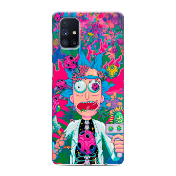 Силиконовый чехол на Samsung Galaxy M51 с принтом Рик и Морти Rick Morty Силиконовый чехол на Samsung Galaxy M51 с принтом Рик и Морти Rick Morty