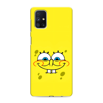 Силиконовый чехол на Samsung Galaxy M51 с принтом спанчбоб спанч боб Силиконовый чехол на Samsung Galaxy M51 с принтом спанчбоб спанч боб