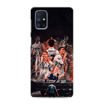 Силиконовый чехол на Samsung Galaxy M51 с принтом Реал Роналдо Real Ronaldo Силиконовый чехол на Samsung Galaxy M51 с принтом Реал Роналдо Real Ronaldo