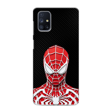 Силиконовый чехол на Samsung Galaxy M51 с принтом человек паук spiderman Силиконовый чехол на Samsung Galaxy M51 с принтом человек паук spiderman