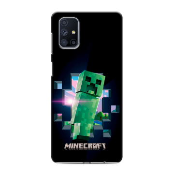 Силиконовый чехол на Samsung Galaxy M51 с принтом Майнкрафт Minecraft Силиконовый чехол на Samsung Galaxy M51 с принтом Майнкрафт Minecraft