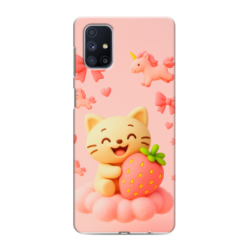 Силиконовый чехол на Samsung Galaxy M51 с принтом для девочек Силиконовый чехол на Samsung Galaxy M51 с принтом для девочек