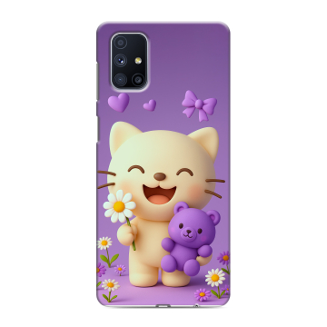 Силиконовый чехол на Samsung Galaxy M51 с принтом для девочек Силиконовый чехол на Samsung Galaxy M51 с принтом для девочек