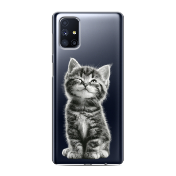 Силиконовый чехол на Samsung Galaxy M51 с принтом Котенок Силиконовый чехол на Samsung Galaxy M51 с принтом Котенок