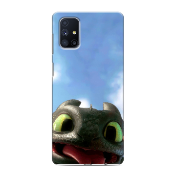 Силиконовый чехол на Samsung Galaxy M51 с принтом Как приручить дракона Силиконовый чехол на Samsung Galaxy M51 с принтом Как приручить дракона