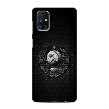 Силиконовый чехол на Samsung Galaxy M51 с принтом Герб Флаг СССР Силиконовый чехол на Samsung Galaxy M51 с принтом Герб Флаг СССР