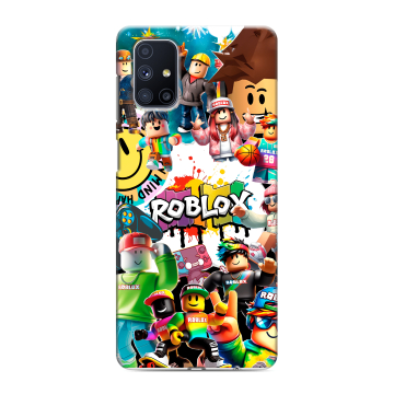 Силиконовый чехол на Samsung Galaxy M51 с принтом Roblox Роблокс Силиконовый чехол на Samsung Galaxy M51 с принтом Roblox Роблокс