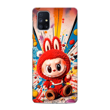 Силиконовый чехол на Samsung Galaxy M51 с принтом Labubu Лабубу Силиконовый чехол на Samsung Galaxy M51 с принтом Labubu Лабубу