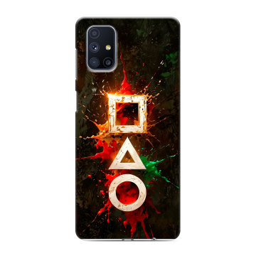 Силиконовый чехол на Samsung Galaxy M51 с принтом Squid Game Игра кальмара Силиконовый чехол на Samsung Galaxy M51 с принтом Squid Game Игра кальмара