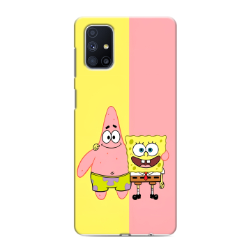 Силиконовый чехол на Samsung Galaxy M51 с принтом Спанч боб Спанчбоб Силиконовый чехол на Samsung Galaxy M51 с принтом Спанч боб Спанчбоб