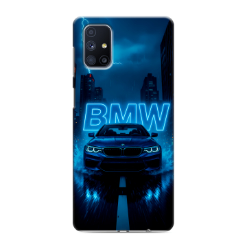 Силиконовый чехол на Samsung Galaxy M51 с принтом BMW БМВ Силиконовый чехол на Samsung Galaxy M51 с принтом BMW БМВ
