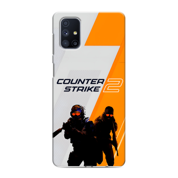 Силиконовый чехол на Samsung Galaxy M51 с принтом Counter Strike Силиконовый чехол на Samsung Galaxy M51 с принтом Counter Strike