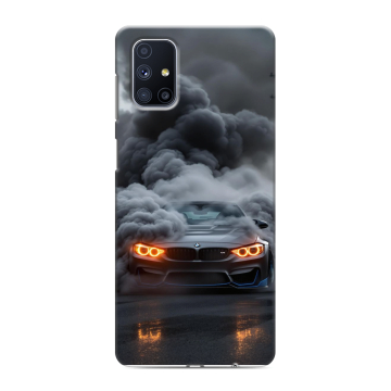 Силиконовый чехол на Samsung Galaxy M51 с принтом BMW БМВ Силиконовый чехол на Samsung Galaxy M51 с принтом BMW БМВ