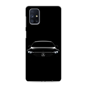 Силиконовый чехол на Samsung Galaxy M51 с принтом Mercedes Мерседес Силиконовый чехол на Samsung Galaxy M51 с принтом Mercedes Мерседес