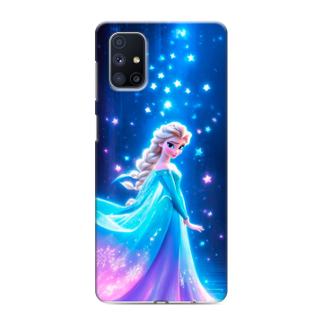 Силиконовый чехол на Samsung Galaxy M51 с принтом Холодное сердце Frozen Силиконовый чехол на Samsung Galaxy M51 с принтом Холодное сердце Frozen