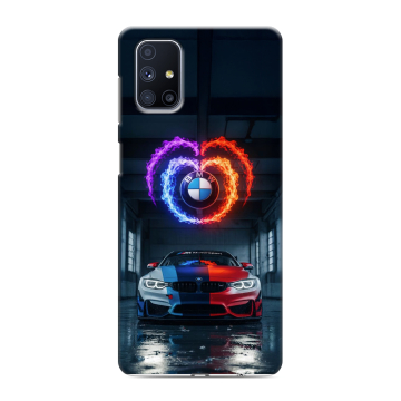 Силиконовый чехол на Samsung Galaxy M51 с принтом BMW БМВ Силиконовый чехол на Samsung Galaxy M51 с принтом BMW БМВ