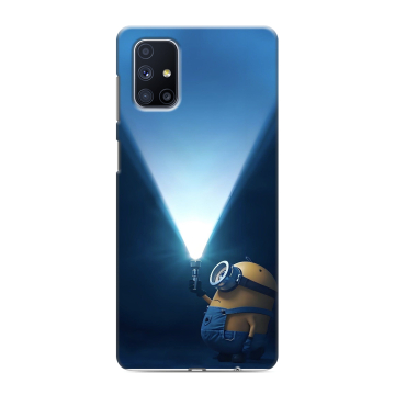 Силиконовый чехол на Samsung Galaxy M51 с принтом Миньоны Силиконовый чехол на Samsung Galaxy M51 с принтом Миньоны