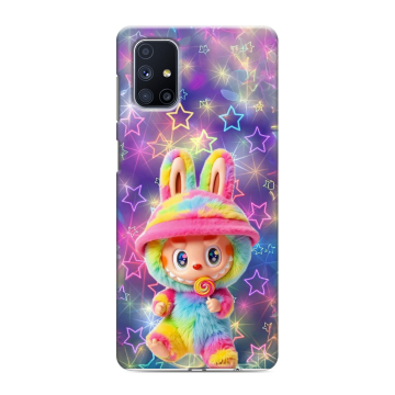 Силиконовый чехол на Samsung Galaxy M51 с принтом Labubu Лабубу Силиконовый чехол на Samsung Galaxy M51 с принтом Labubu Лабубу