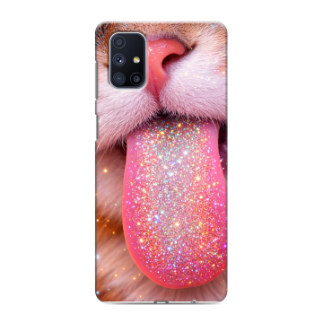 Силиконовый чехол на Samsung Galaxy M51 с принтом для девочек Силиконовый чехол на Samsung Galaxy M51 с принтом для девочек