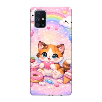 Силиконовый чехол на Samsung Galaxy M51 с принтом для девочек Силиконовый чехол на Samsung Galaxy M51 с принтом для девочек