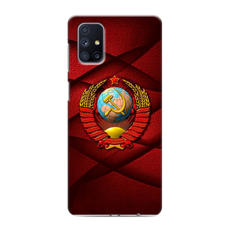 Силиконовый чехол на Samsung Galaxy M51 с принтом Герб СССР Силиконовый чехол на Samsung Galaxy M51 с принтом Герб СССР